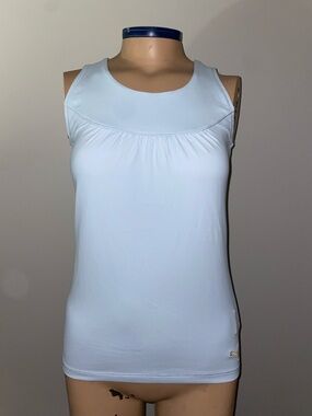 Puma Tank Top Women Medium Light Powder Blue New